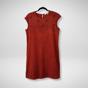 Max Studio Faux Suede Midi Dress – Size M